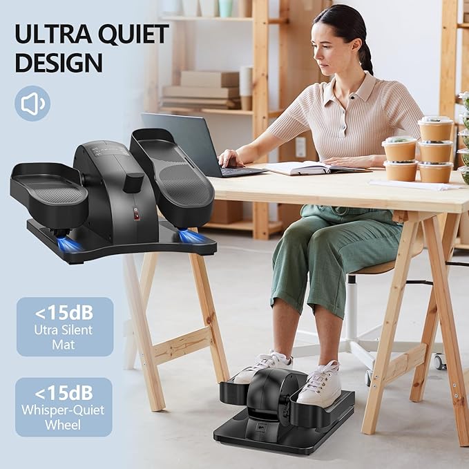 Under Desk Elliptical Machine for Senior Mini Elliptical Leg Exerciser - Image 3