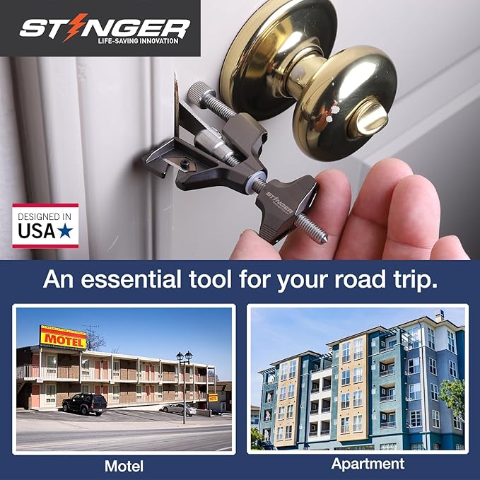 Stinger Metal Portable Door Lock - Image 5