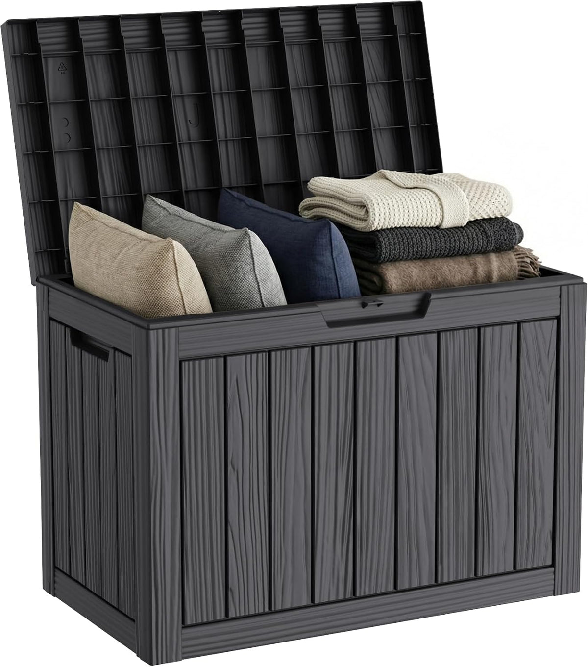 patiozen 60 gallon outdoor storage box, waterproof patio, main product view