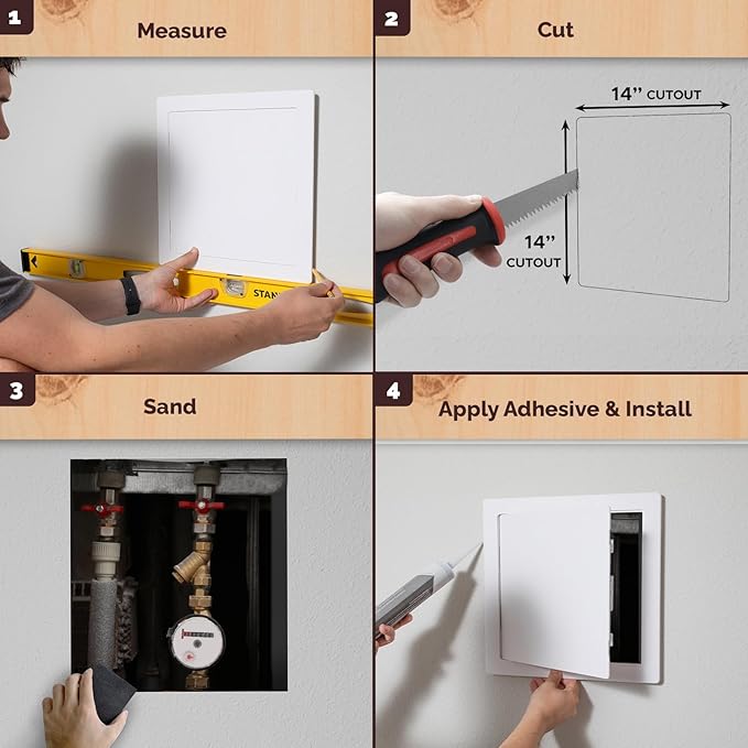 Morvat Access Panel 14x14 Inch for Drywall & Ceiling - Image 3
