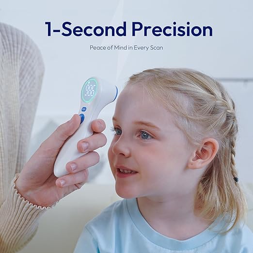 No-Touch Thermometer for Adults and Kids, 1-Second Fast Reading, Color-Coded - Image 3