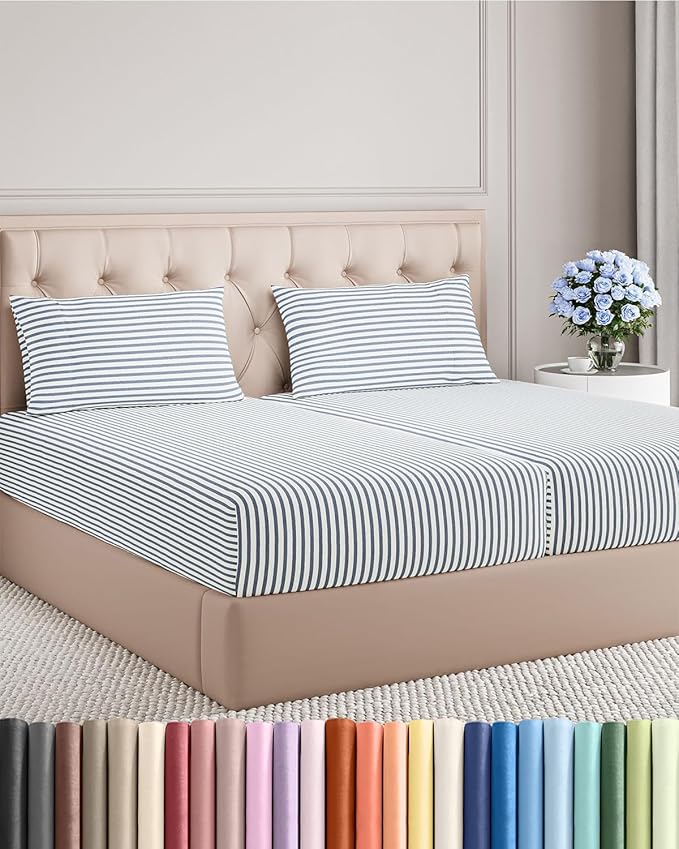 Split King Size 5 Piece Sheet Set by CGKUnlimited