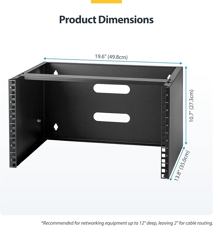 StarTech.com 6U Wall Mount Network Rack - Image 6