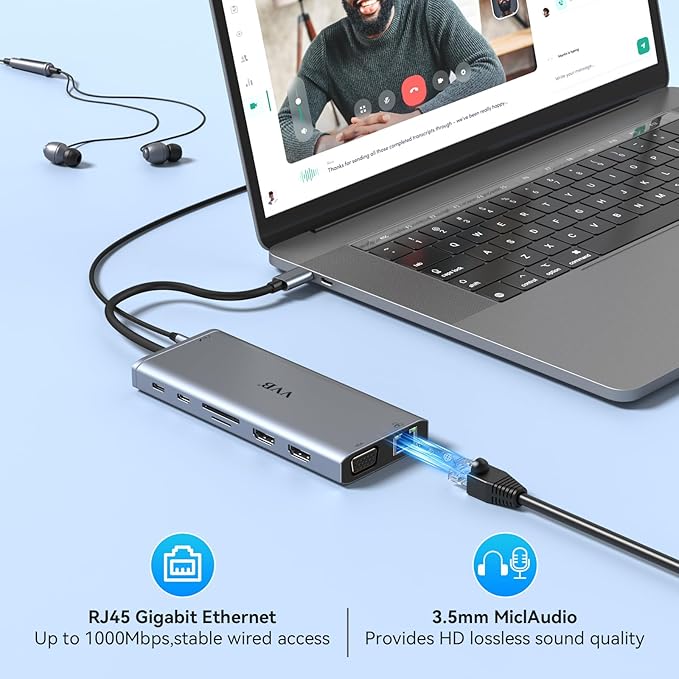 USB C Docking Station Dual Monitor HDMI - Image 6
