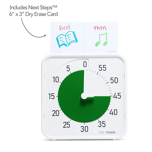 Time Timer Original 8" Visual Countdown Timer – Medium 60-Minute Silent - Image 2