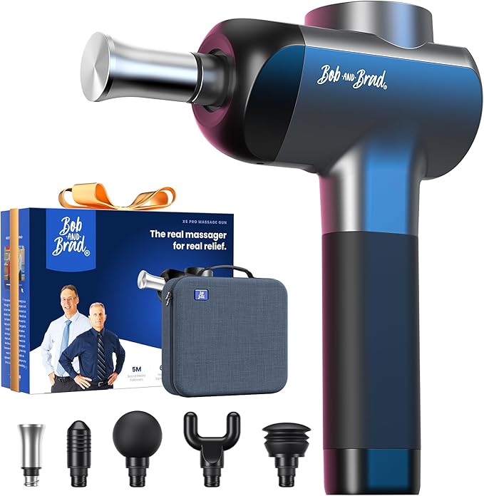 BOB AND BRAD X6 Pro Massage Gun Deep Tissue Percussion by BOBANDBRAD