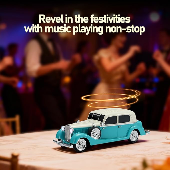 WS-1934 Retro Classic Car Bluetooth Replica Speaker – Wireless HD Sound - Image 9