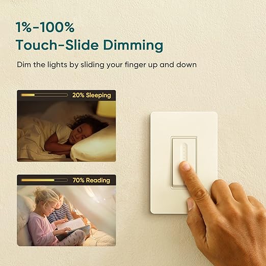 TREATLIFE 3 Way Smart Dimmer Switch 2 Pack, 2 Master 3 Way Dimmable Light - Image 6
