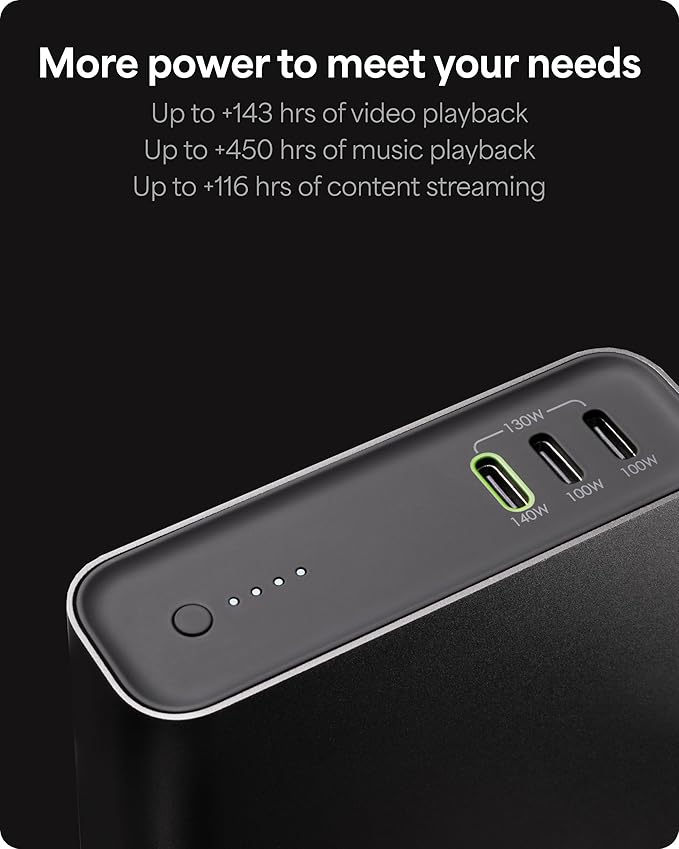 Mophie Powerstation Fast 25, 000mAh Power Bank | Extended Fast Charging | 140W - Image 3