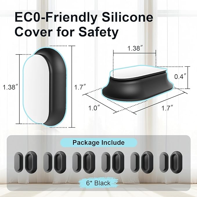 Vaszu Magnetic Remote Control Holder Self-Adhesive Wall Mount, 6 Pack Upgraded - Image 5