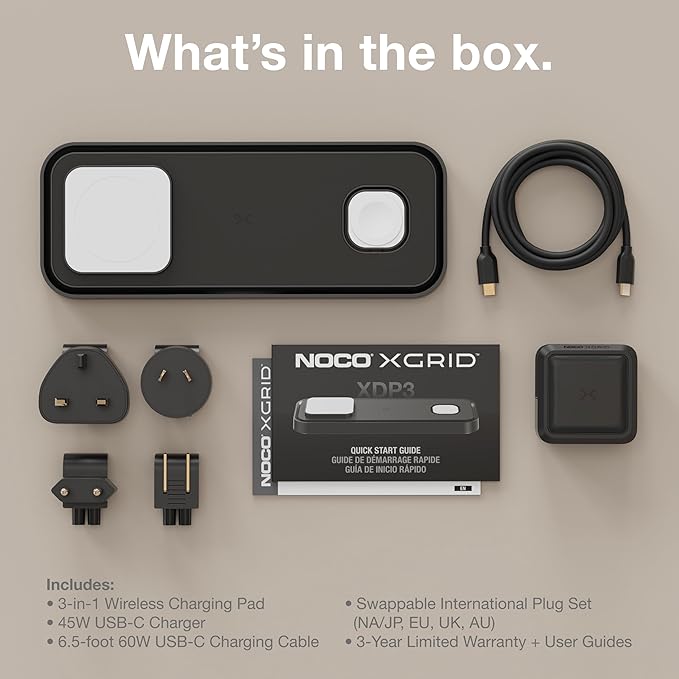 NOCO XGrid XDP3: 3-in-1 Wireless Charging Pad – Charging Station - Image 7