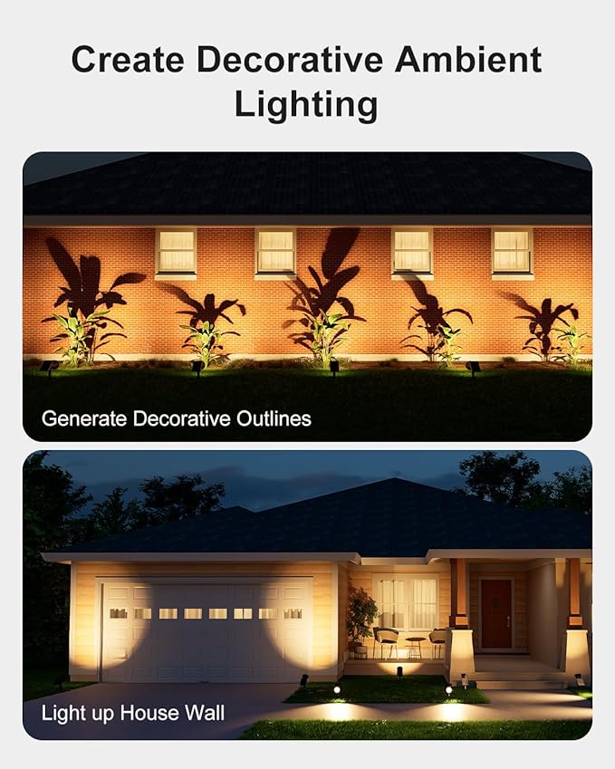2 Pack Solar Spotlights Outdoor Waterproof - Image 5