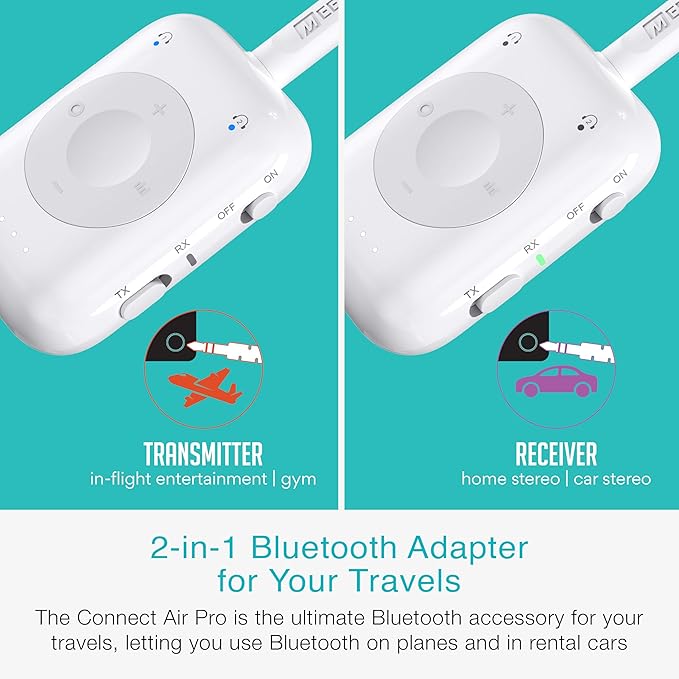 MEE audio Connect Air Pro Bluetooth Wireless Audio Transmitter & Receiver - Image 2