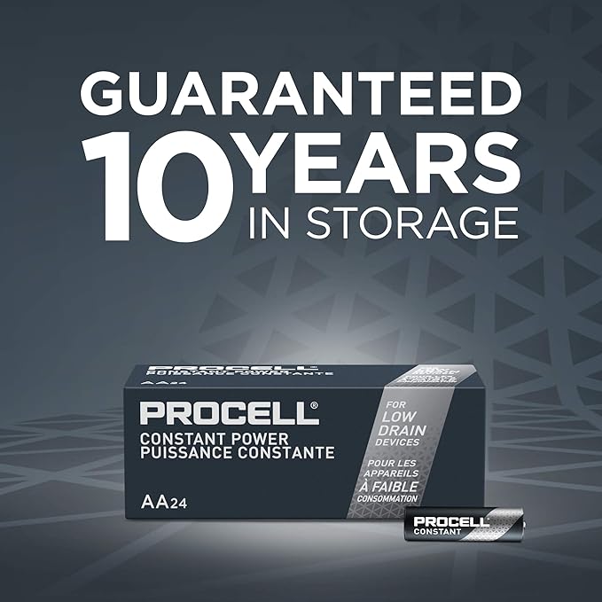 PROCELL Constant AA Long-Lasting Alkaline Batteries 10-Year Shelf Life - Image 5