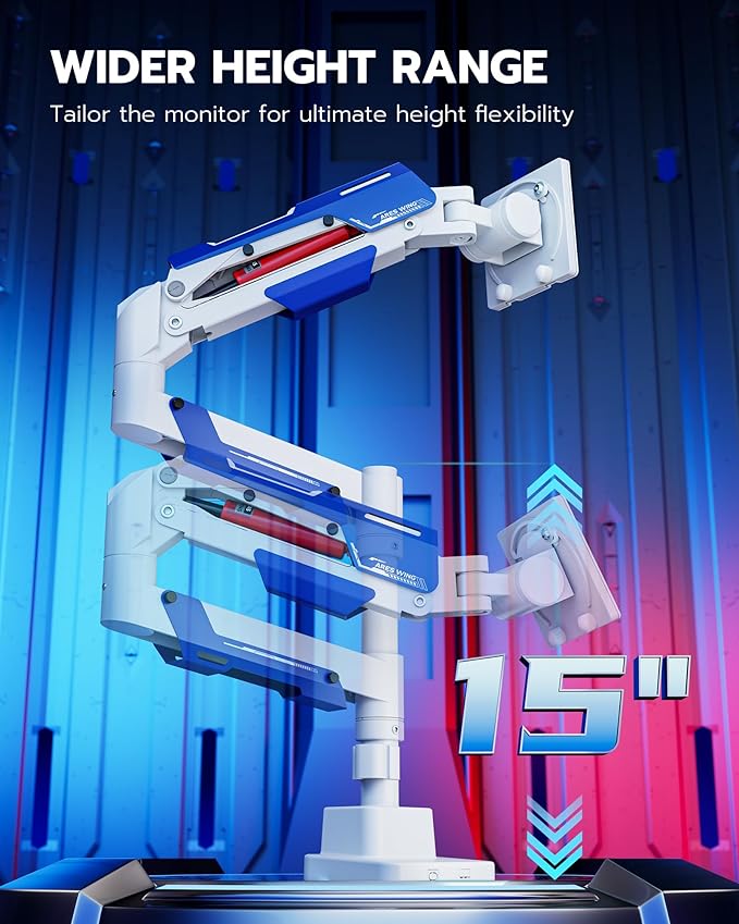 ARES WING CoreArm Single Monitor Mount, Ultrawide Monitor Arm - Image 4