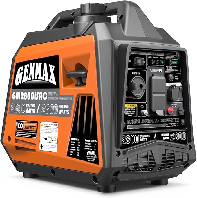 GENMAX Generator，EPA Compliant, Eco-Mode Feature, Ultra Lightweight by GENMAX