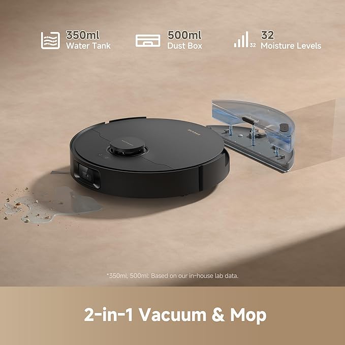 DREAME D20 Pro Plus Robot Vacuum, 000Pa Suction, DuoBrush - Image 6