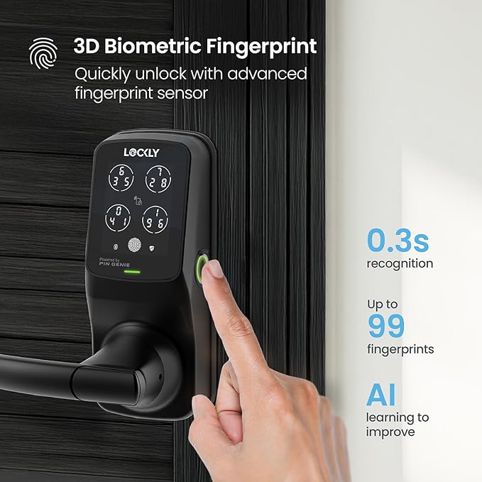 Lockly Secure Plus Bluetooth Smart Door Lock, Keyless Entry - Image 4
