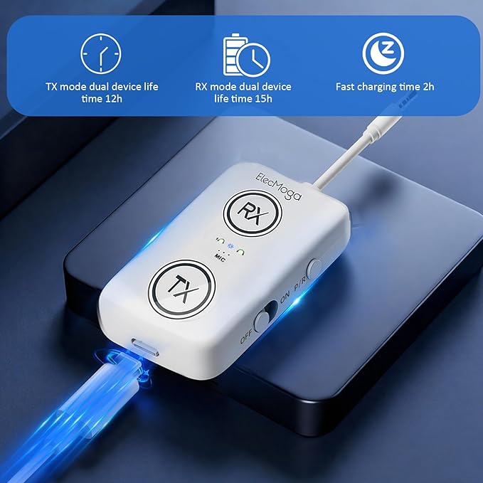 2026 Upgraded Airplane Bluetooth 5.4 Adapter - Image 7