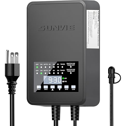 SUNVIE 300W Low Voltage Landscape Transformer by SUNVIE