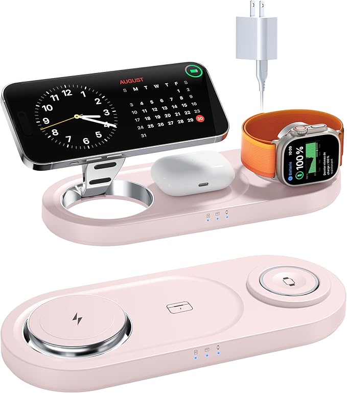 Upgraded 3 in 1 Wireless Charging Station by moencase