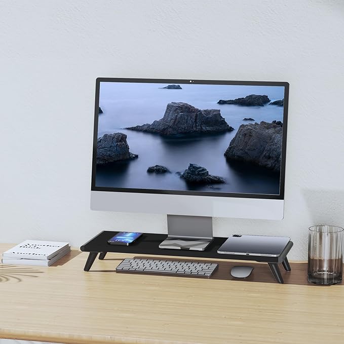 loukin Monitor Stand Riser for Desk, 22.4" x 8.3" Larger Computer Stand for - Image 8