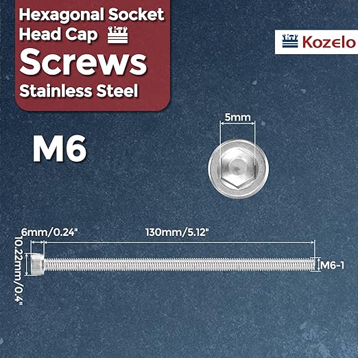 Kozelo 10pcs Socket Head Cap Screws - Image 2