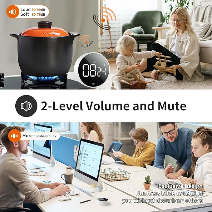 VOCOO Digital Kitchen Timer - Image 3