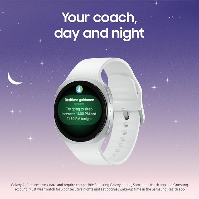 Samsung Galaxy Watch 8 40mm LTE Smartwatch, Cushion Design, Fitness Tracker - Image 2