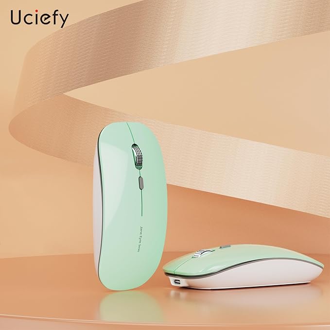 Uciefy Q5 Slim Rechargeable Wireless Mouse, 2.4G Portable Optical Silent Ultra - Image 6