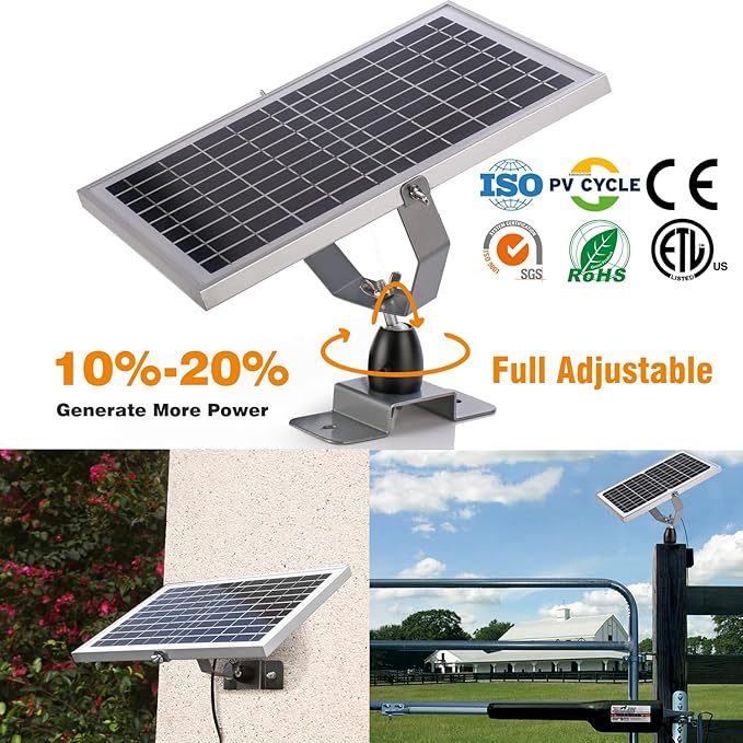 SUNER POWER 10W 12V Solar Battery Charger Maintainer, Built-in Smart MPPT - Image 6