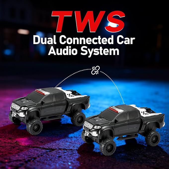 WSTER WS-X65 Pickup Truck Replica Bluetooth Speaker – HD Sound, FM Radio - Image 5