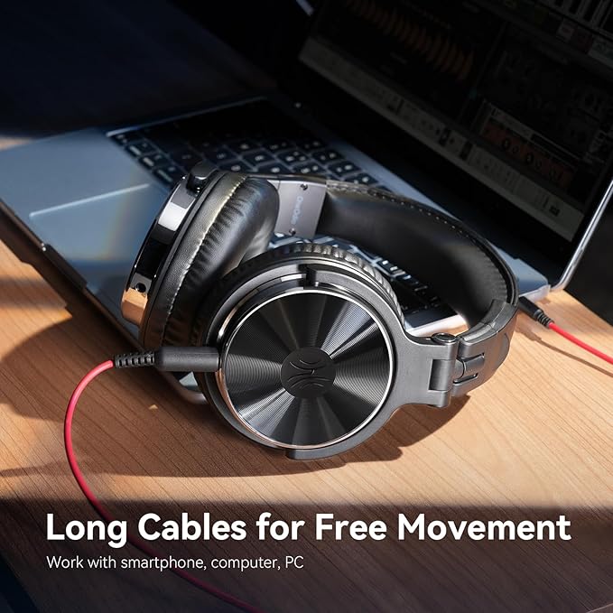 OneOdio Wired Over Ear Headphones Hi-Res Studio Monitor & Mixing DJ Stereo - Image 4