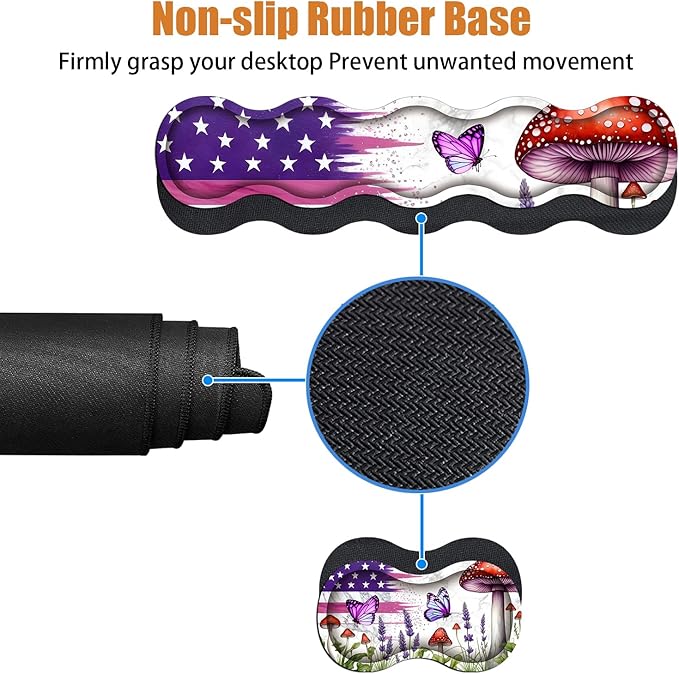 4 in 1 Ergonomic Keyboard Wrist Rest & Mouse Pad Wrist Rest Set, Large XXL - Image 4