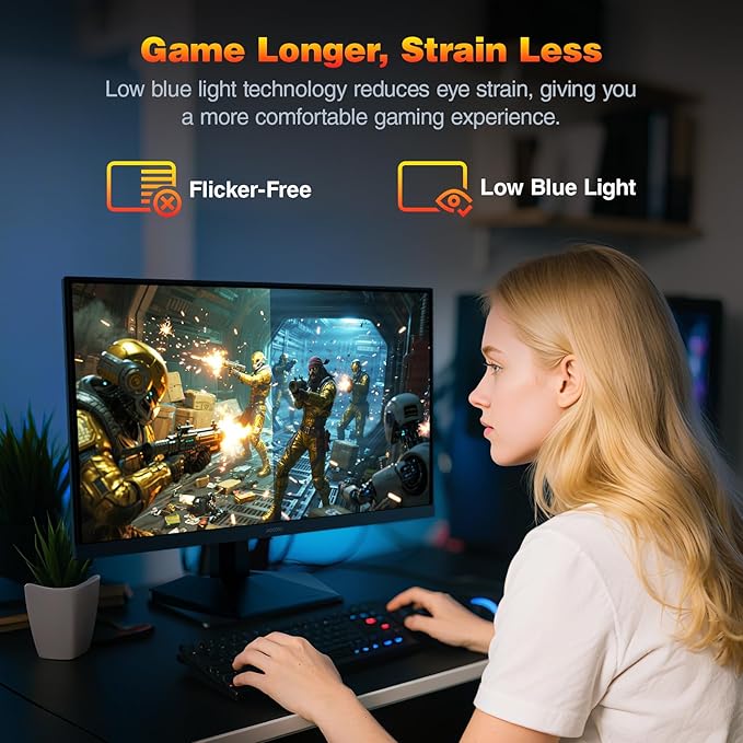 KOORUI 24.5 Inch Gaming Monitor 200Hz, FHD IPS Display, 90% DCI-P3 Color Gamut - Image 11