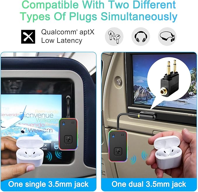 2025 Beeitzie Ultra Airplane Bluetooth 5.4 Transmitter - Image 3