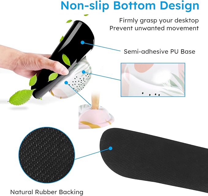 iCasso Desk Mat, Gaming Mouse Pad Wrist Support Set, 4in1 XXL Large Mousepad + - Image 5