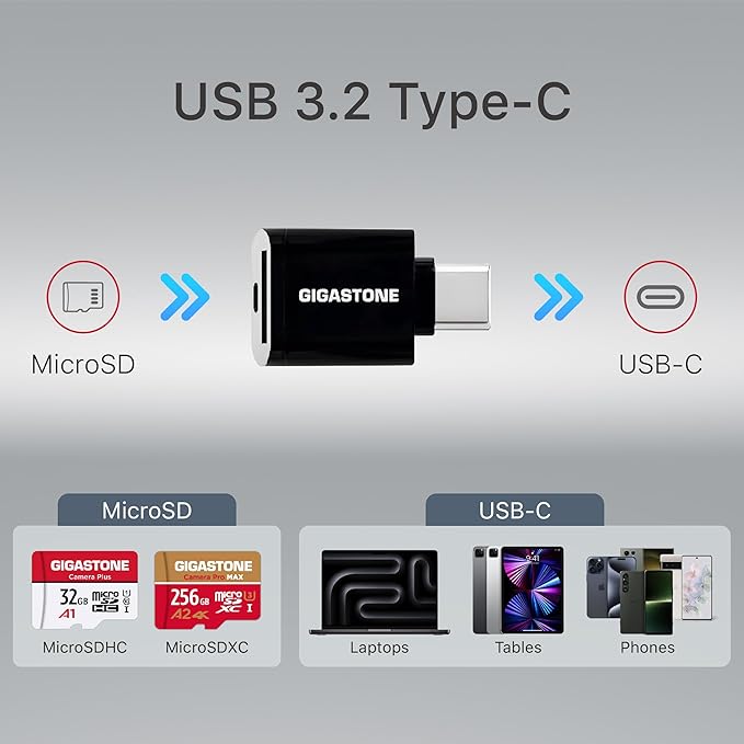 【5-Years Data Recovery】 GIGASTONE 256GB Micro SD Card - Image 2
