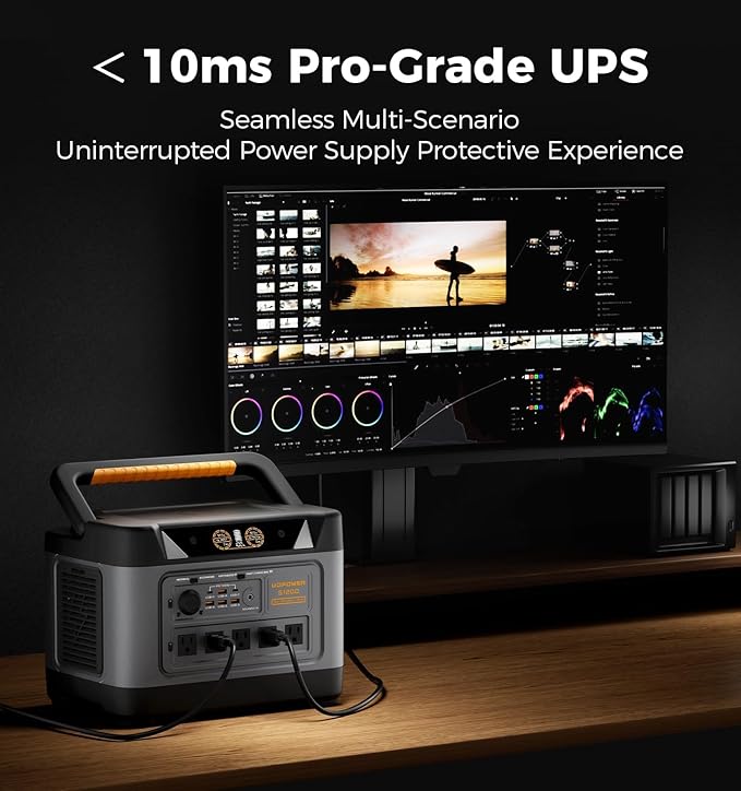 UDPOWER S1200 1190Wh Portable Power Station | 1200W Pure Sine Wave AC + Max - Image 4