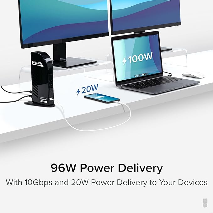 Plugable 13-in-1 USB C Docking Station 4K Triple Monitor - Image 4