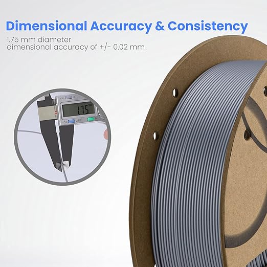 ELEGOO PLA Filament 1.75mm Black & White 10KG, 3D Printer Filament Bulk - Image 3