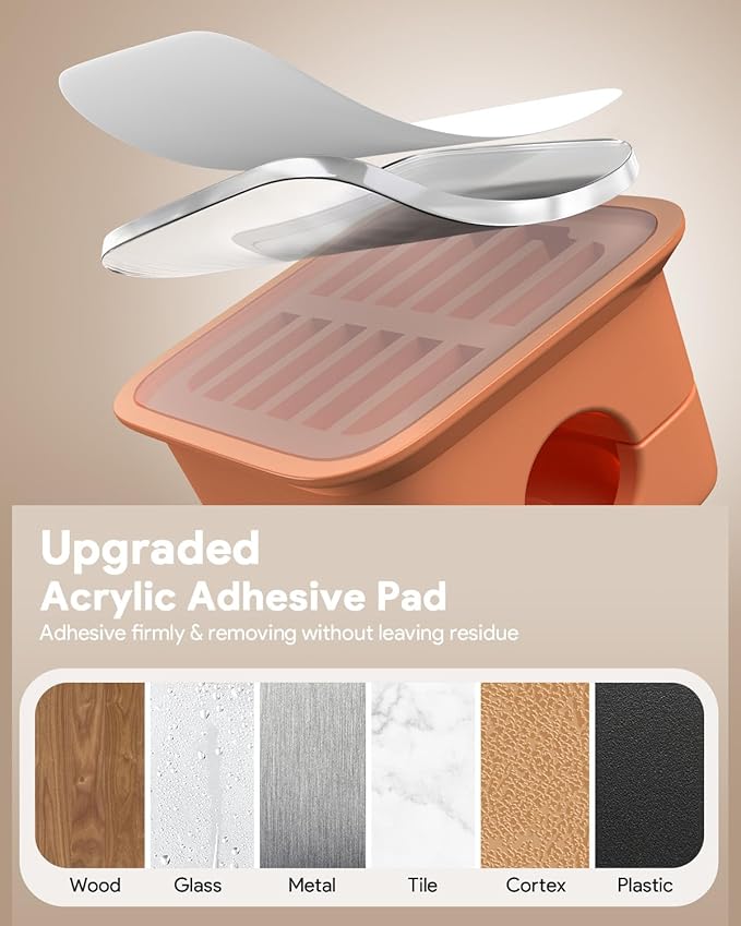Costop 8 Pack Magnetic Cord Organizer, Easy Secure Adhesive Cable Management - Image 7