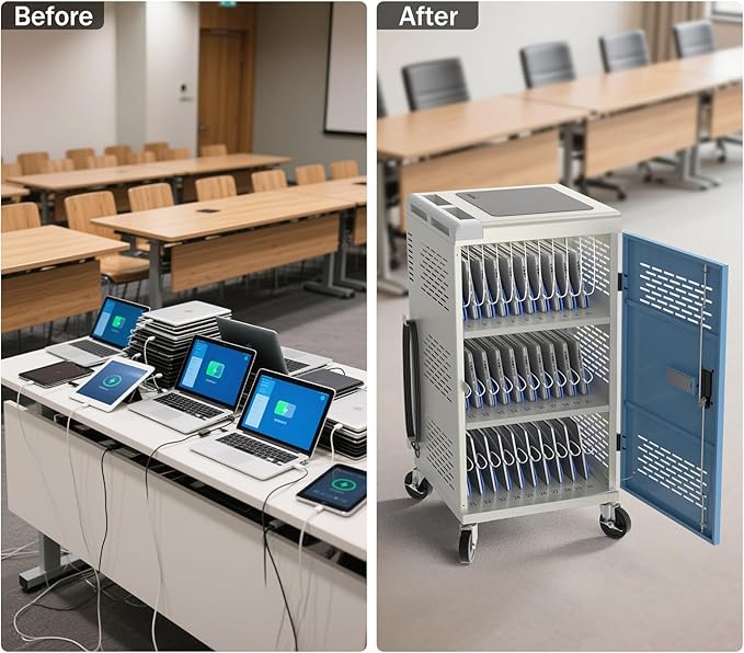 Fully Assembled 30 Unit Multi Device Charging Station - Image 9