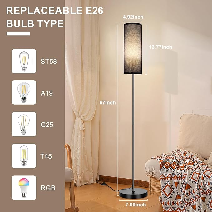 FRIDEKO HOME Floor Lamp, Color Changing Ambient Lighting - Image 8