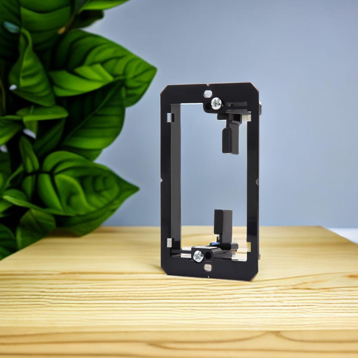 10 Pack Low Voltage Mounting Bracket, 1 Gang Drywall Mounting Box Brackets, In-Wall Cable Pass Through for Brush Wall Plate, Keystone Plates, HDMI Speaker Network Coaxial Cables, Telephone Wires