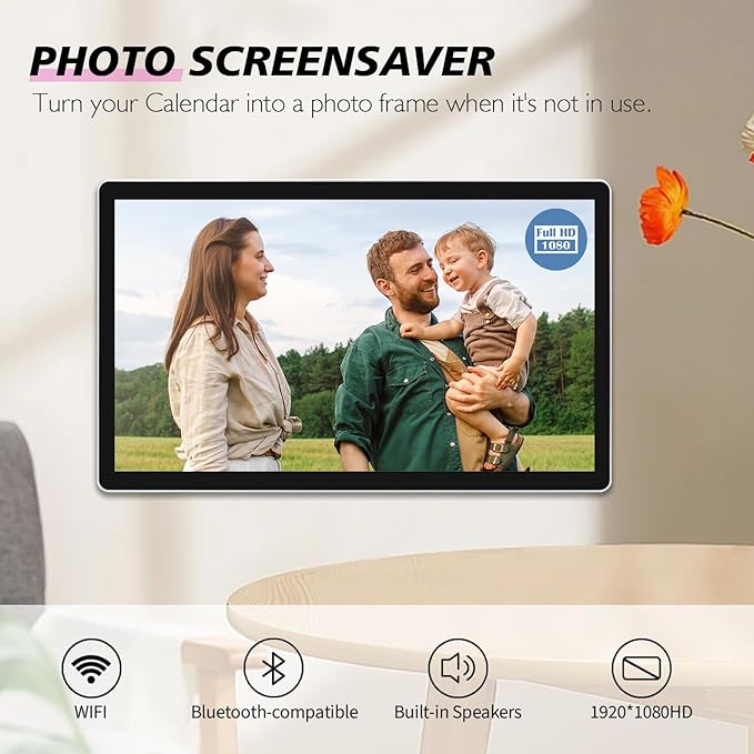 Large Touchscreen Monitor Digital Electronic Calendar, Downloadable APP - Image 6