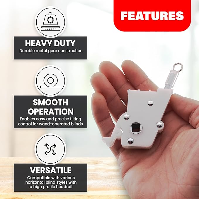 Amazing Drapery Hardware High Profile Wand Tilt Control 2ct - Image 2