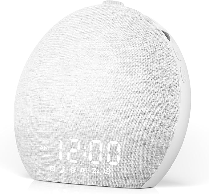 Geuuap Sunrise Alarm Clock White Noise Sound Machine by Geuuap