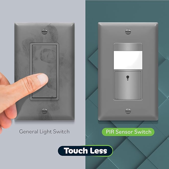 TOPGREENER PIR Passive Infrared Motion Sensor Switch, Ambient Light Level - Image 6