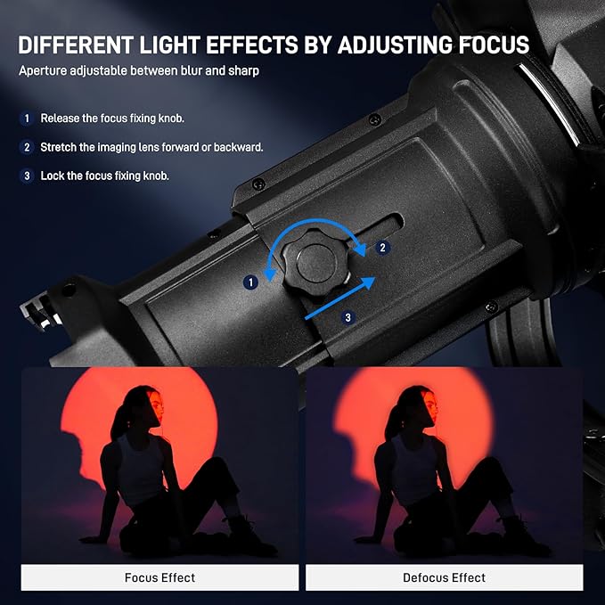 GVM Conical Optical Snoot Kit, Spotlight Snoot Photography - Image 4